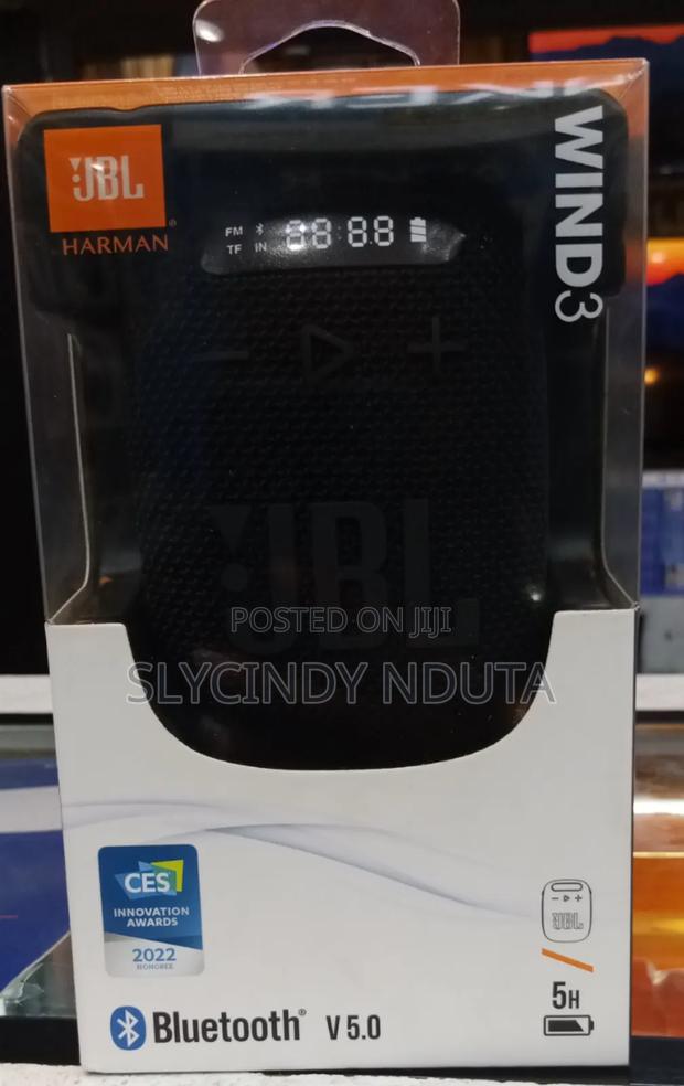 JBL Wind 3 FM Bluetooth Handlebar Speaker - main view