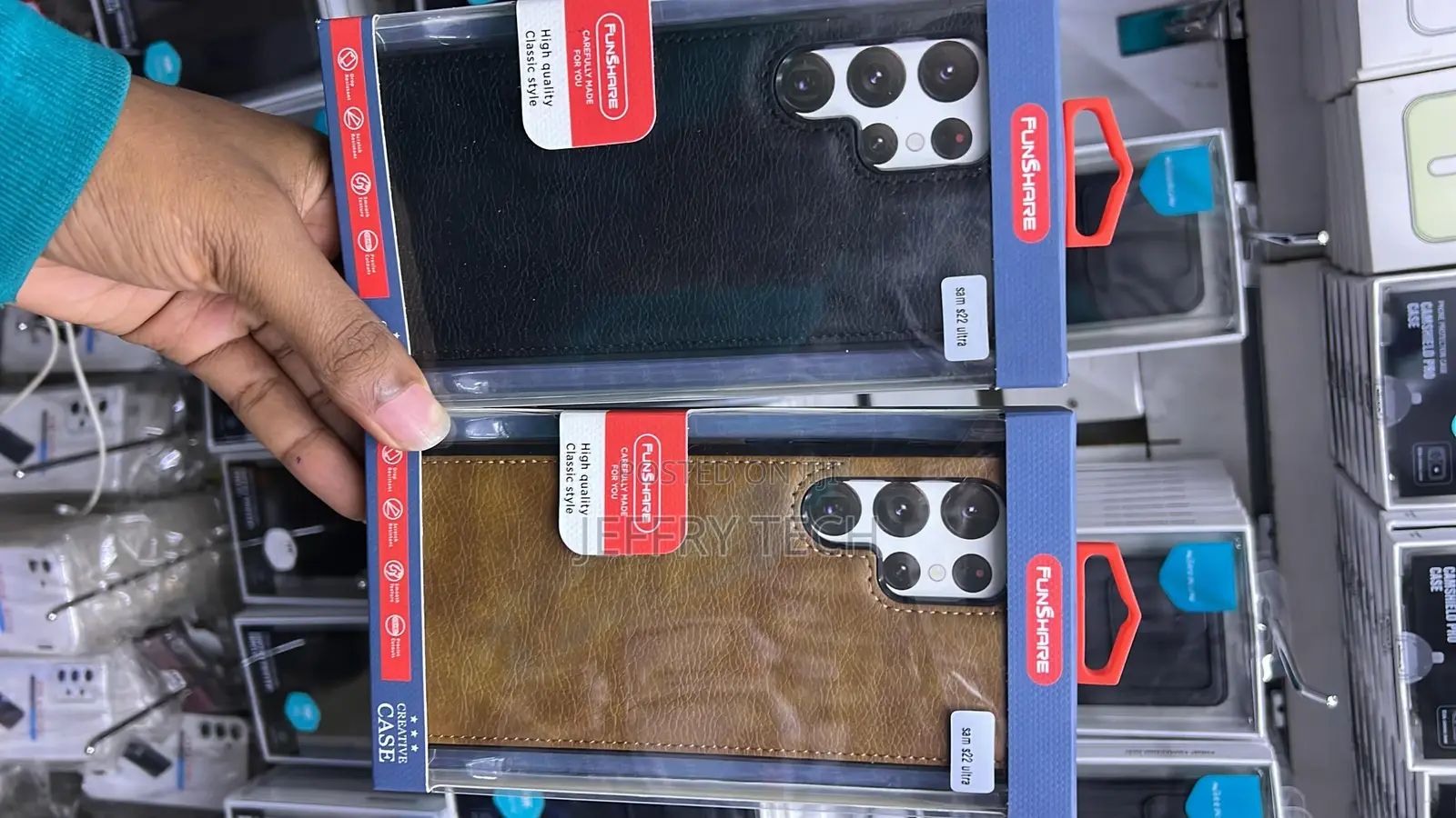 Samsung OEM Leather Case for Galaxy S22 Ultra /