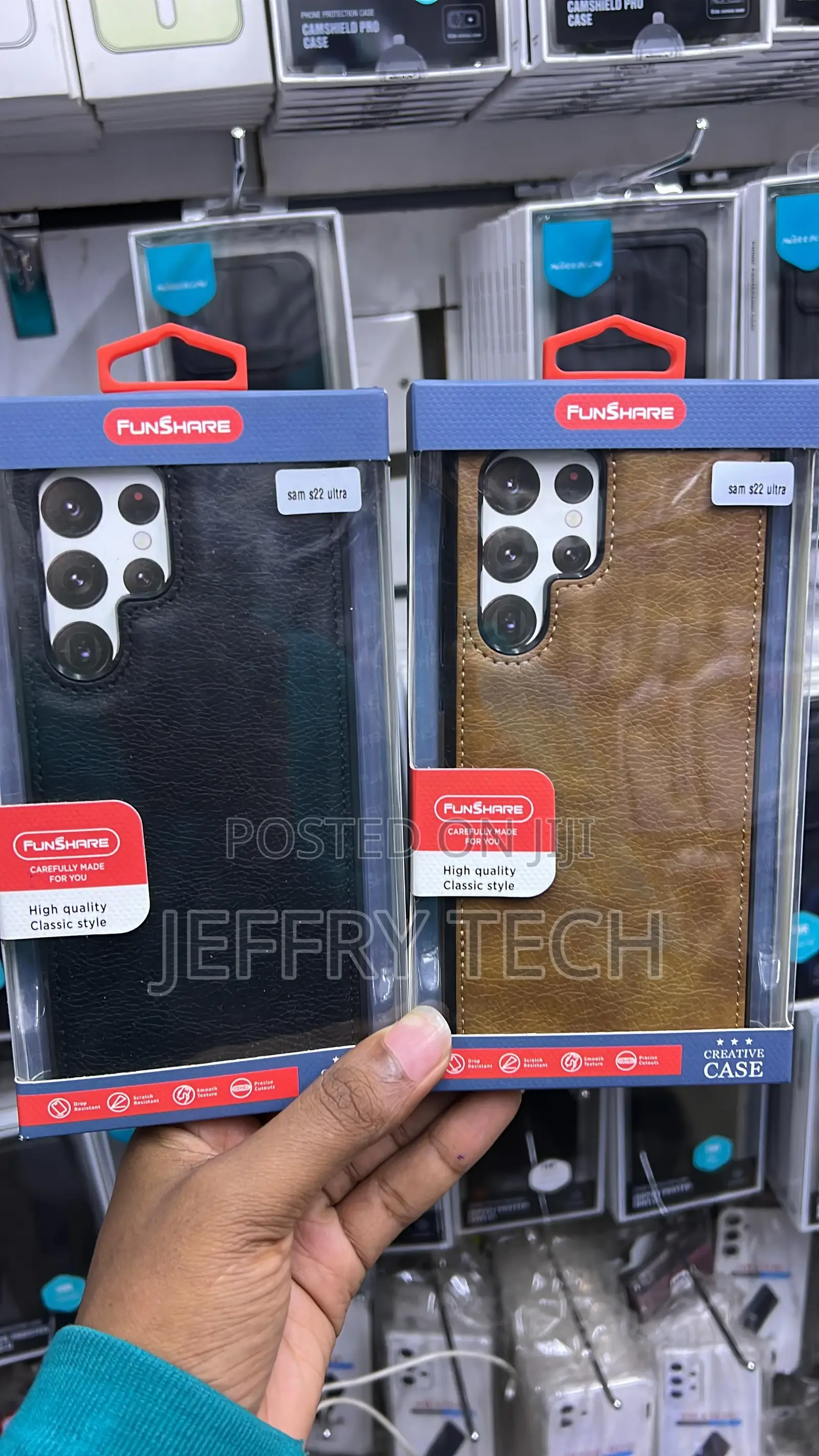 Samsung OEM Leather Case for Galaxy S22 Ultra /