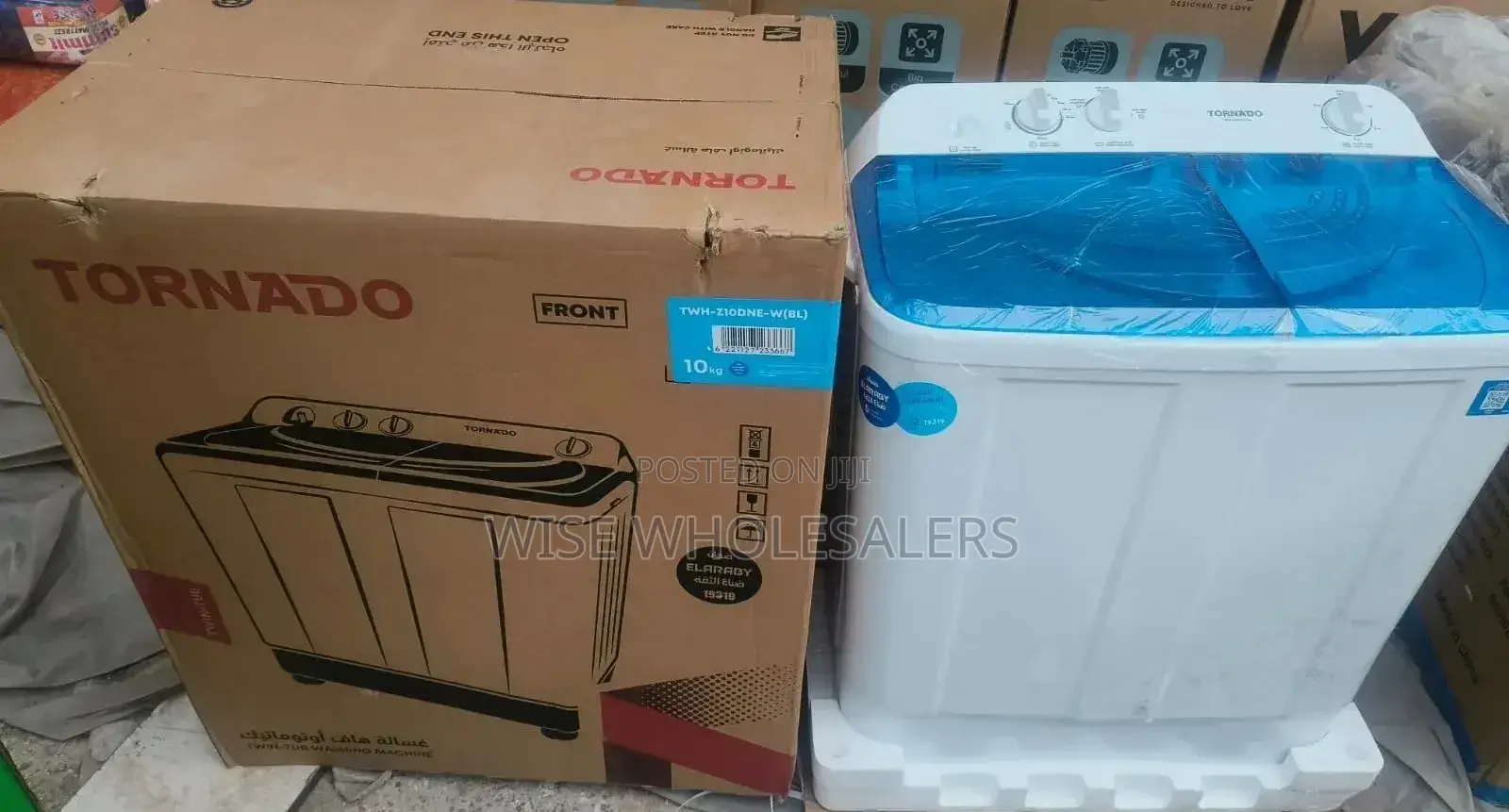 Tornado 10kg Spin Top Load Washing Machine• ° 