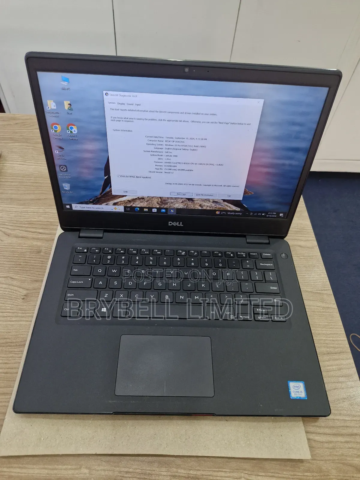 Laptop Dell Latitude 3400 8GB Intel Core I5 SSD 256GB