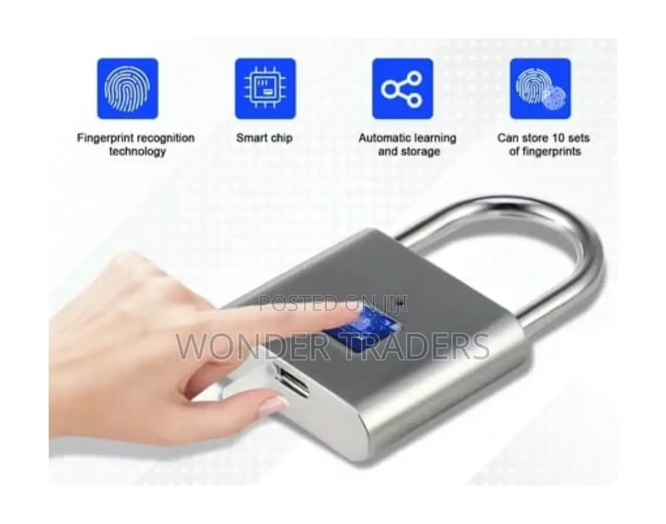 Finger Print Padlock , Fingers Print Recognition