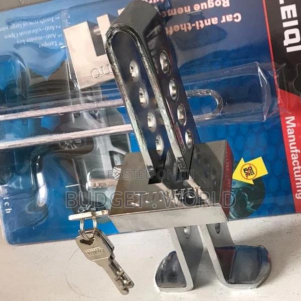 Universal Anti-Theft Stainless Steel Brake / Clutch Foot Ped
