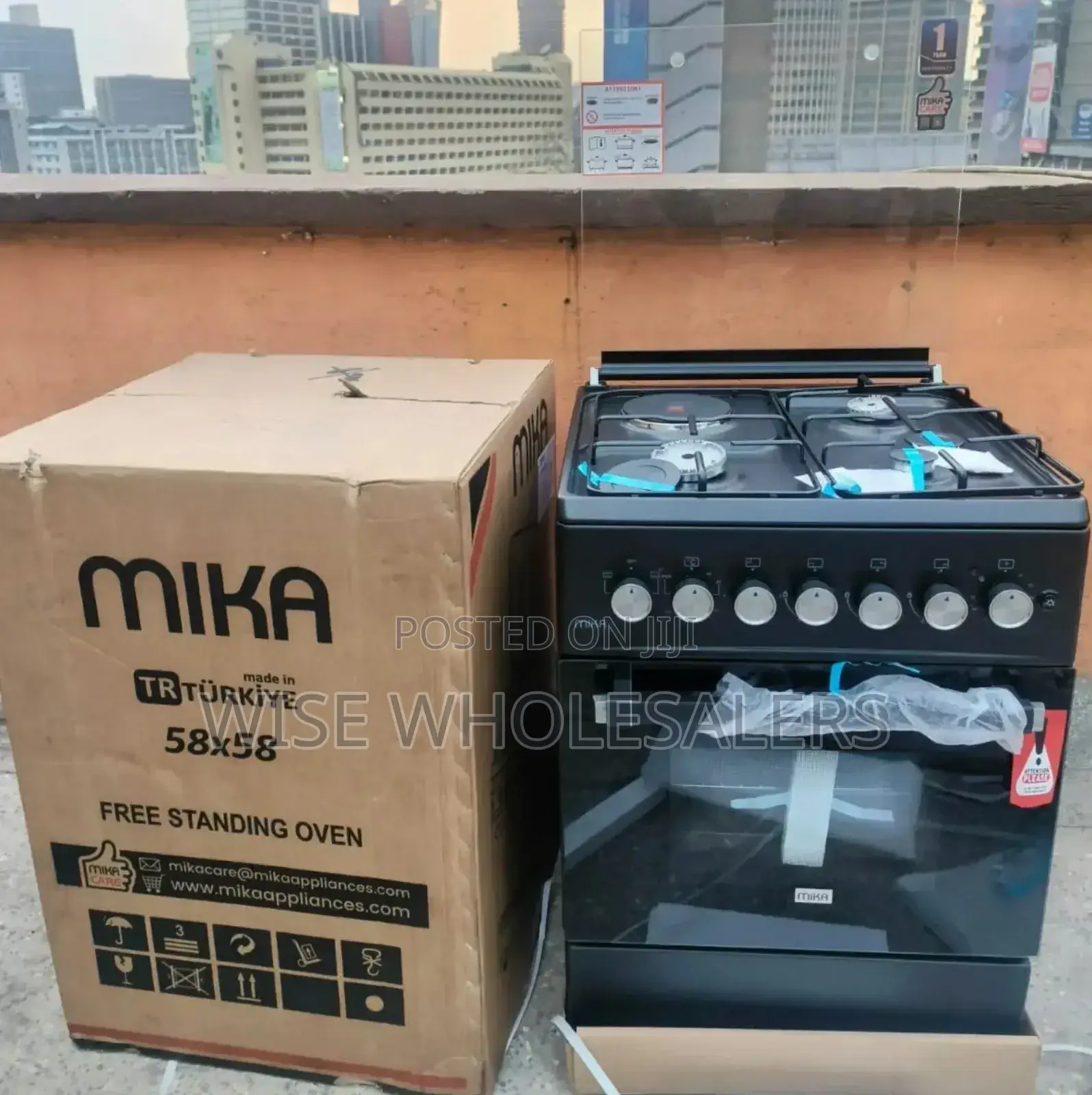 Mika (Mst6031ds/Trl) 58cm X 58cm, 3 + 1 Standing Cookers✓