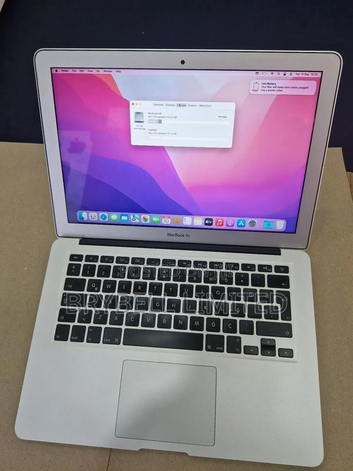 Laptop Apple MacBook Air 2017 8GB Intel Core I5 SSD 128GB