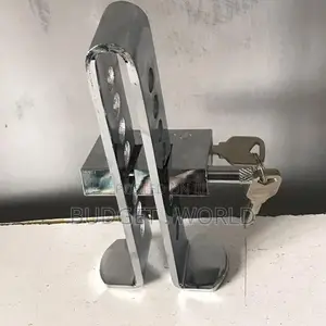 Accelerator, Brake, Silver Anti-Theft Car Pedal Lock Clutch