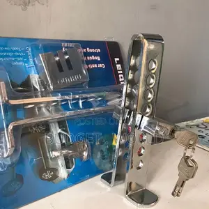 Steel Portable Vehicle Brake Clutch Pedal Accelerator Lock