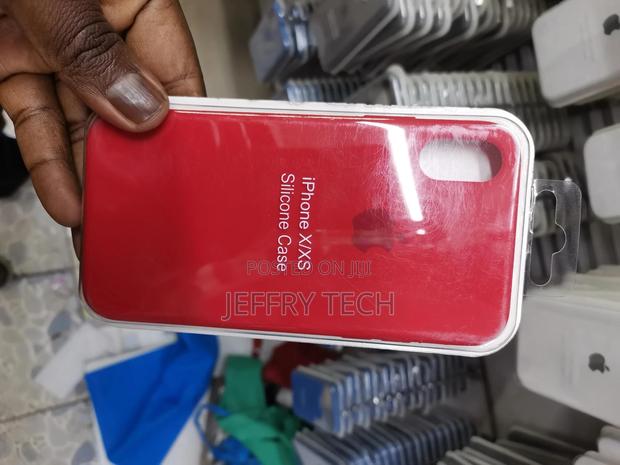 Apple iPhone X Silicone Case - Red - thumbnail 2