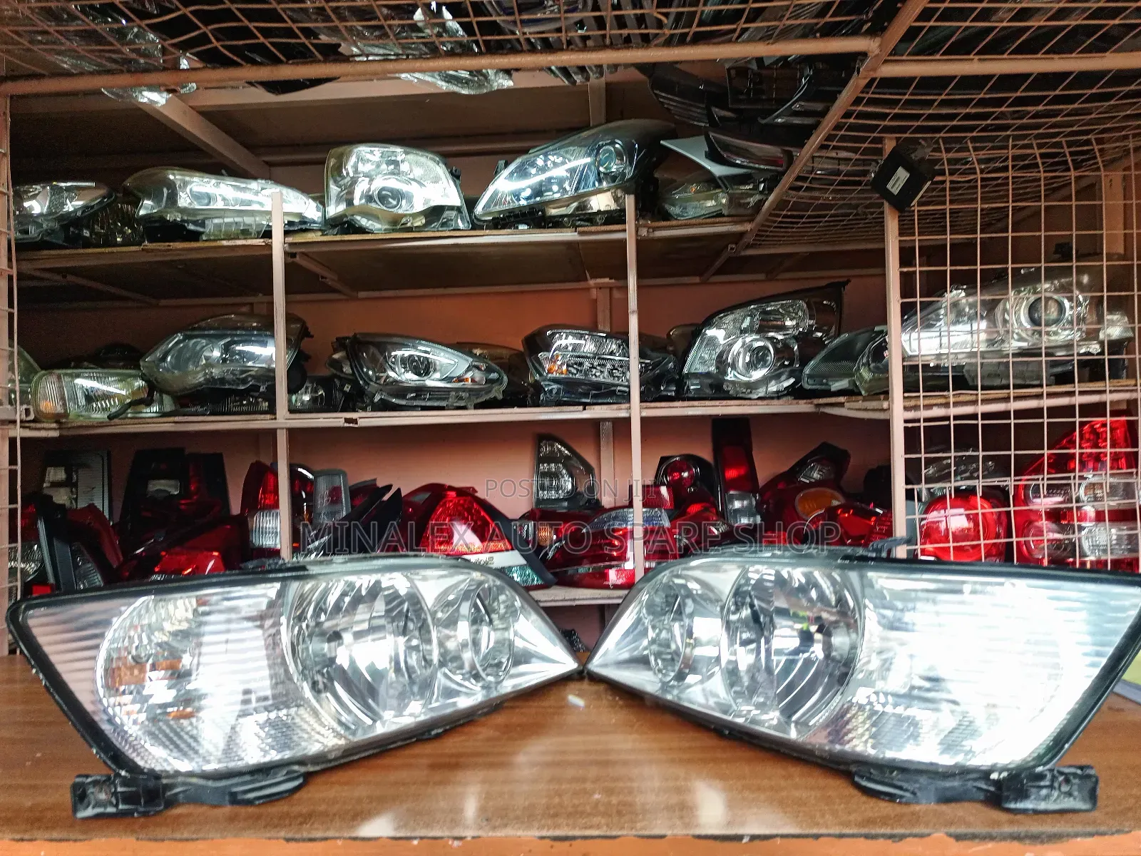 Vista Headlights(Shinny Reflector) Clear Ex-Japan Complete