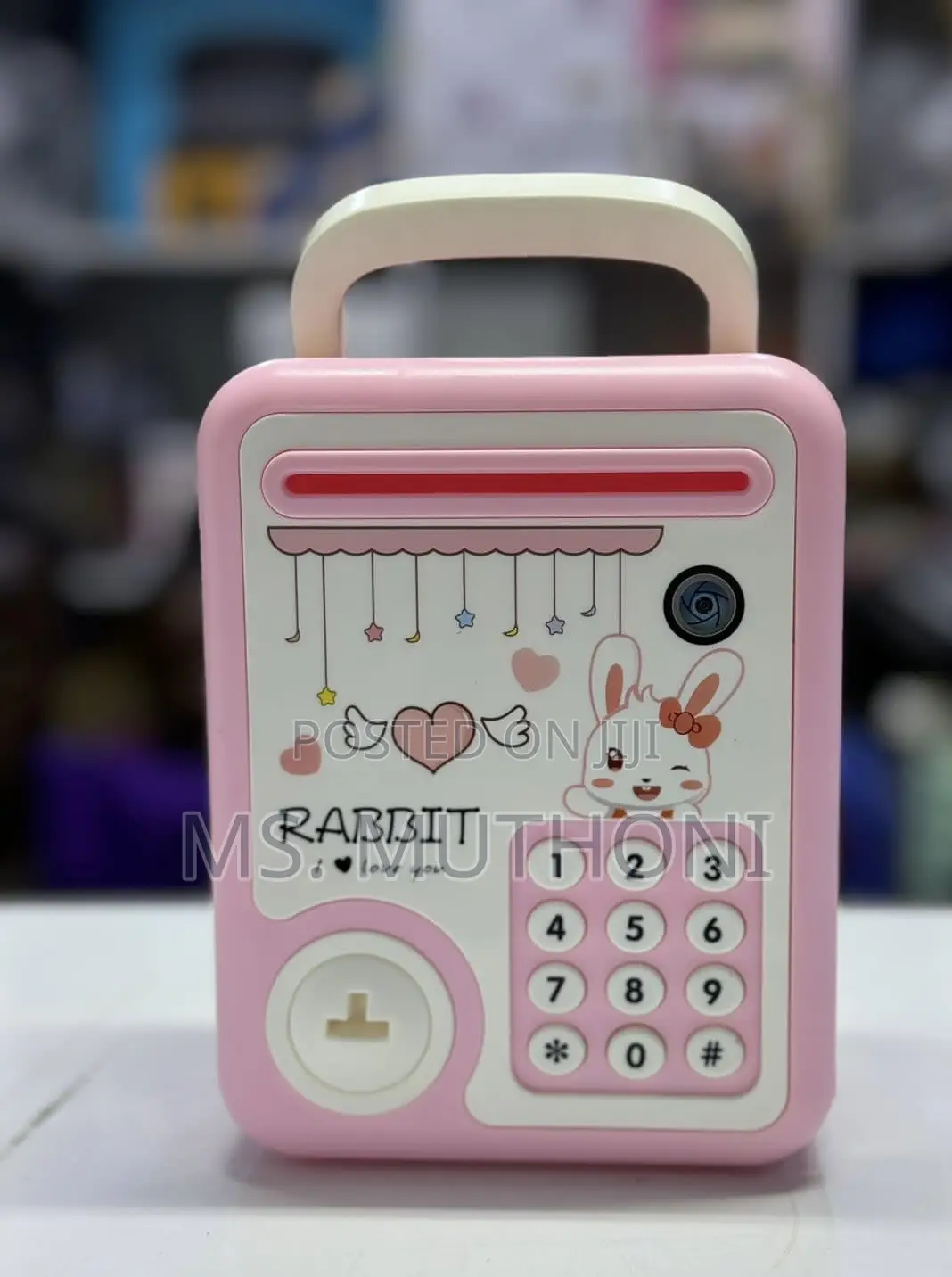 Battery Powered Piggy Bank*