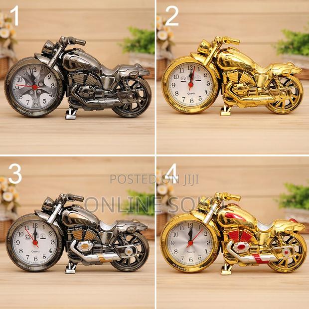 Retro Vintage Antique Decor Motorcycle Design Alarm Clock