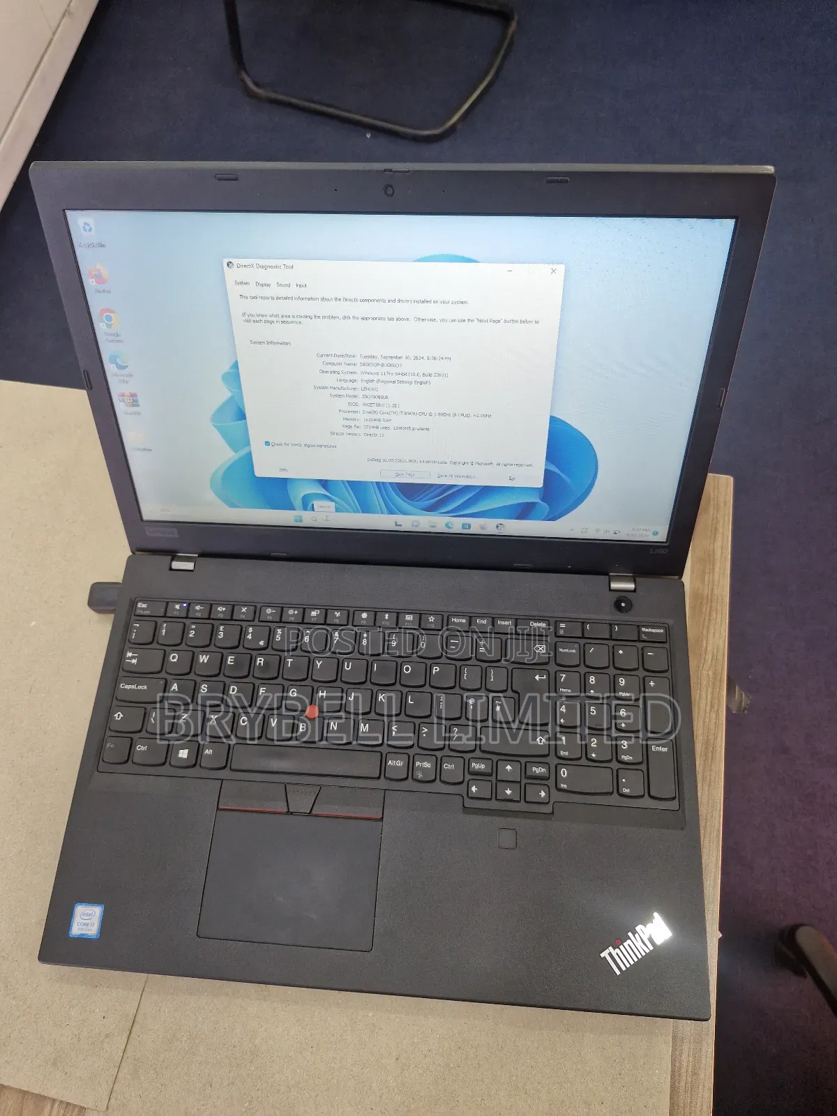 Laptop Lenovo ThinkPad L580 16GB Intel Core I7 SSD 256GB
