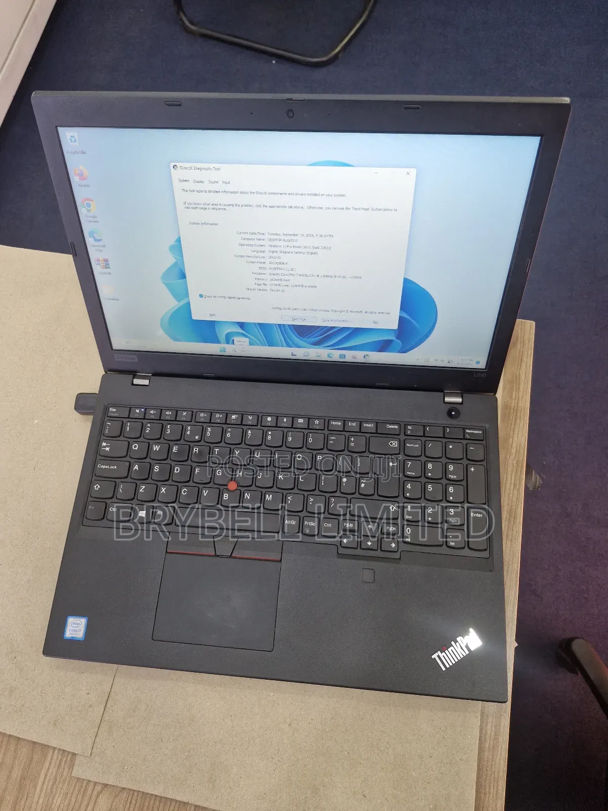 Laptop Lenovo ThinkPad L580 16GB Intel Core I7 SSD 256GB