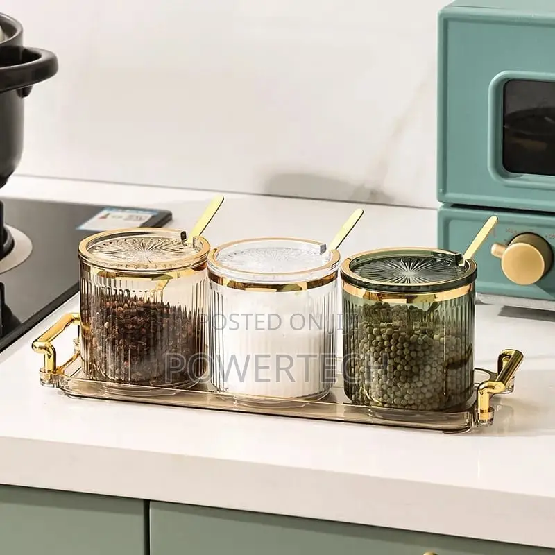 Acrylic Seasoning Box Set Seasoning Bottles Cans