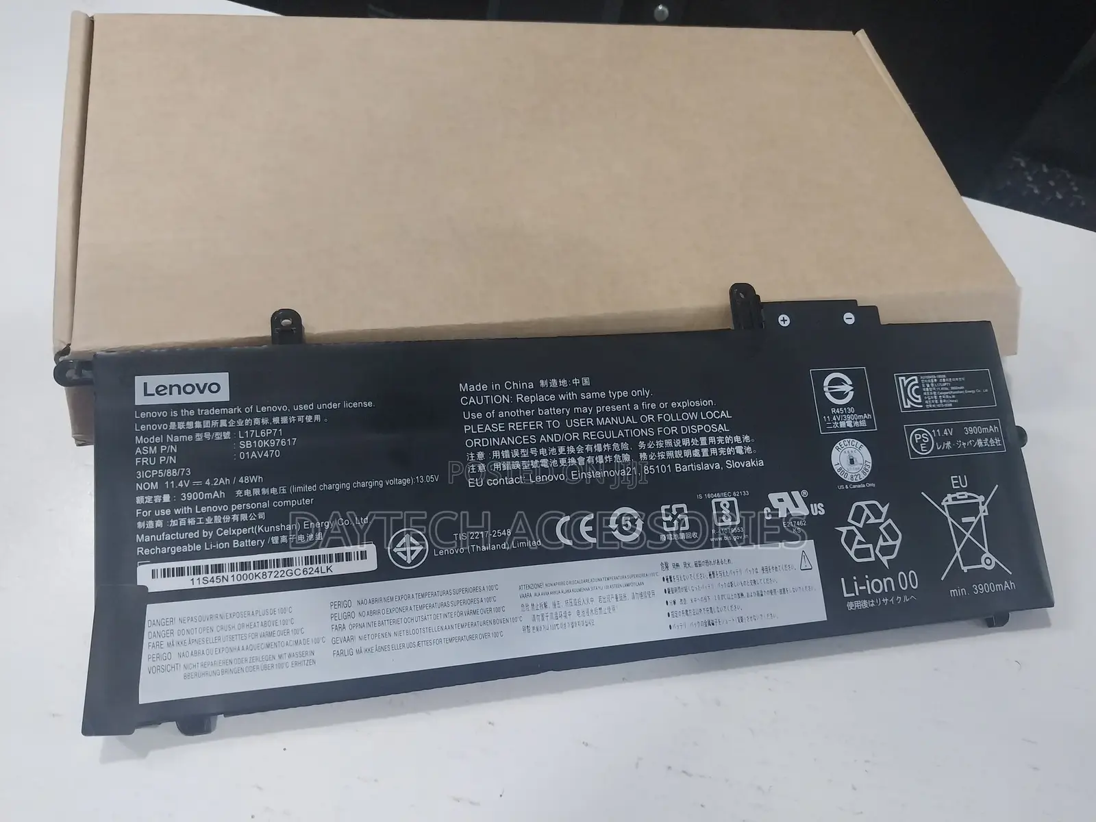Genuine Battery 01av470 L17m6p71 for Lenovo Thinkpad X280