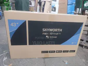 Skyworth 43′′ E3a Smart Android FHD Frameless Tv – 43e3a