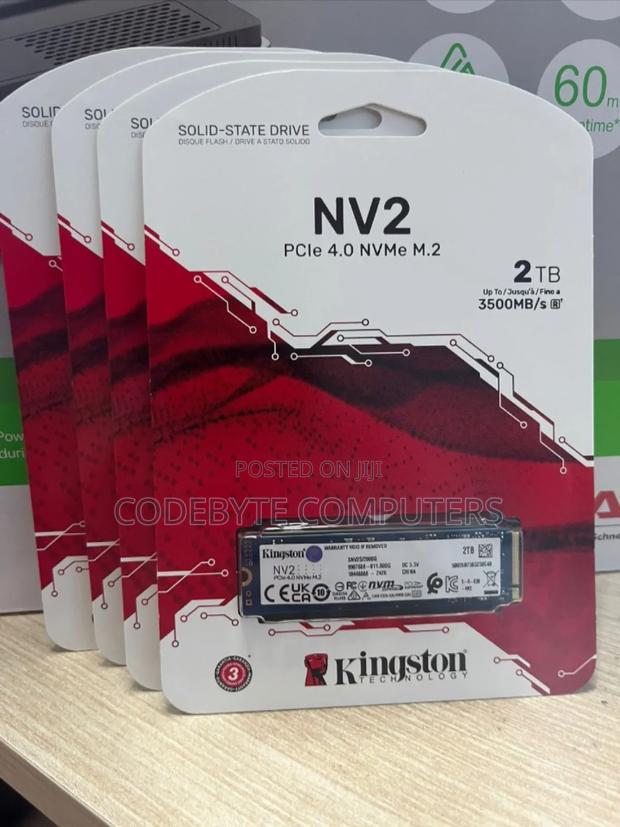 Kingston NV1 2TB M.2 2280 Nvme Pcie Internal SSD Up to 2100