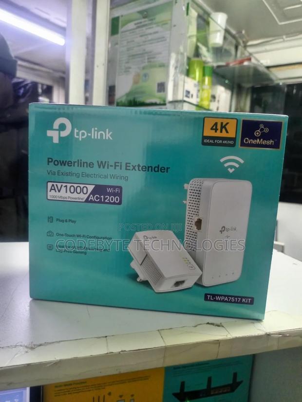 ~Tp-Link Av1000 Gigabit Powerline Wi-Fi Kit ^ Tl-Wpa7517kit - thumbnail 3