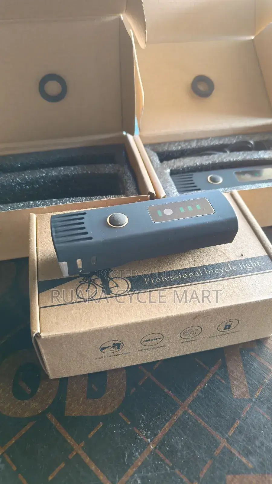 Bicycle Front Light With Sensor