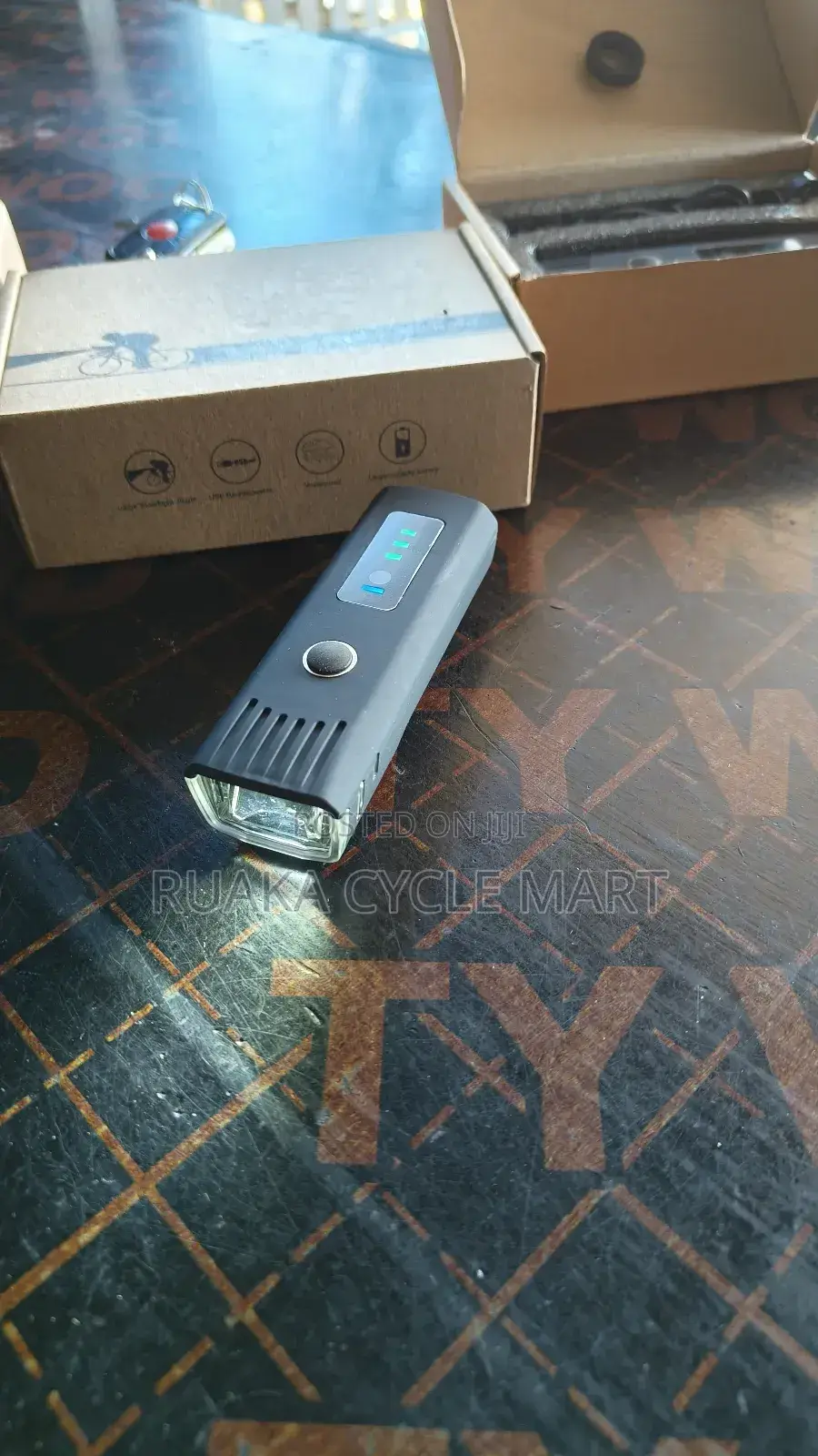 Bicycle Front Light With Sensor