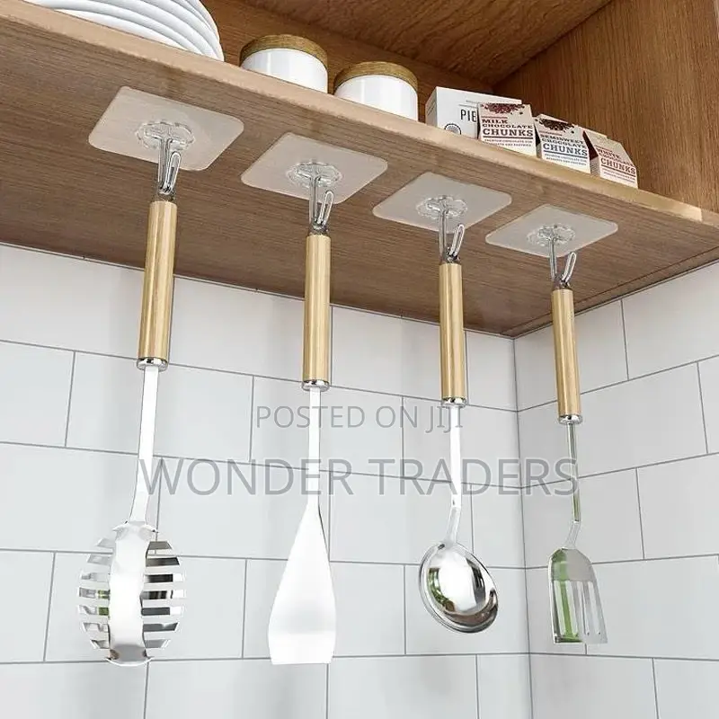 Self Adhesive Double Sided Hooks 10pcs