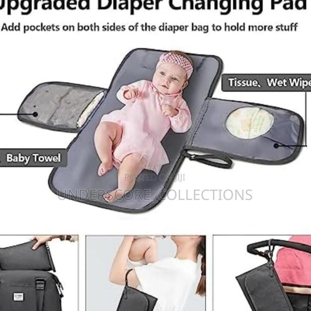 Portable and Foldable Diaper Changing Mat/Bag - main view