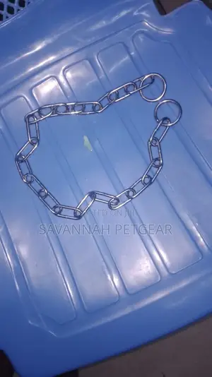 Big Chain Chromed Slip Dog Collar With Large Links