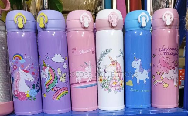 Unicorn Themed  Water Bottle for Kids – Stainless Steel