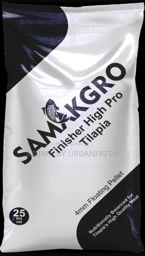 Samkgro Brand Tilapia Pellet Finisher 4mm.30%. 25kgs