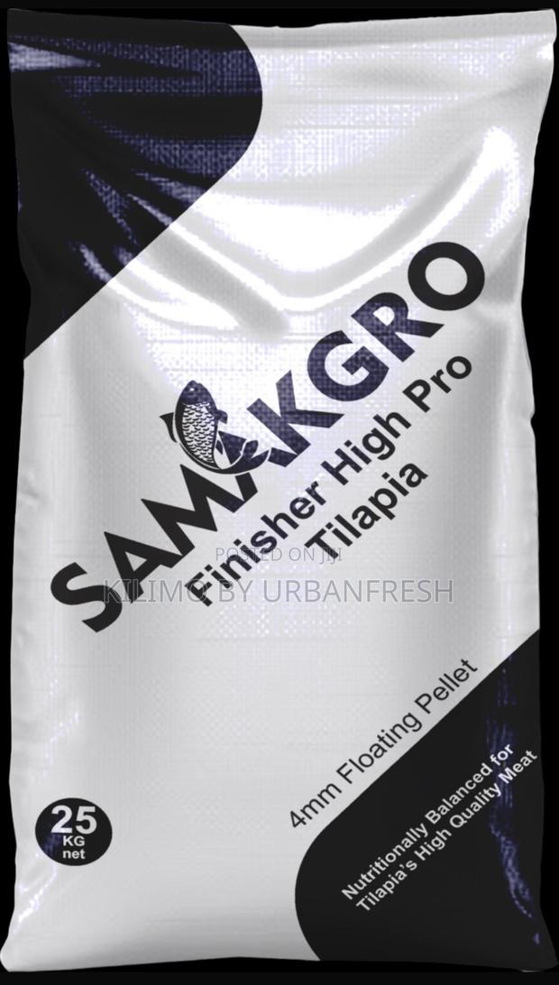 Samkgro Brand Tilapia Pellet Finisher 4mm.30%. 25kgs