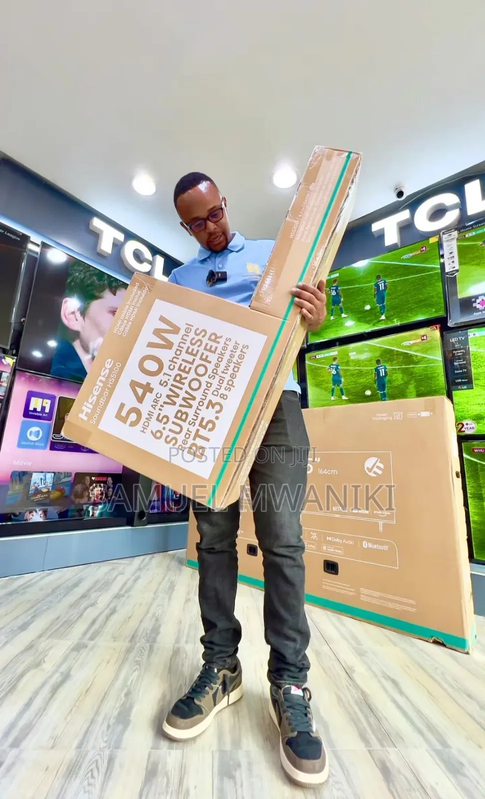 Hisense Soundbar 5.3 Channel 540W HS5100 Dolby Atmos
