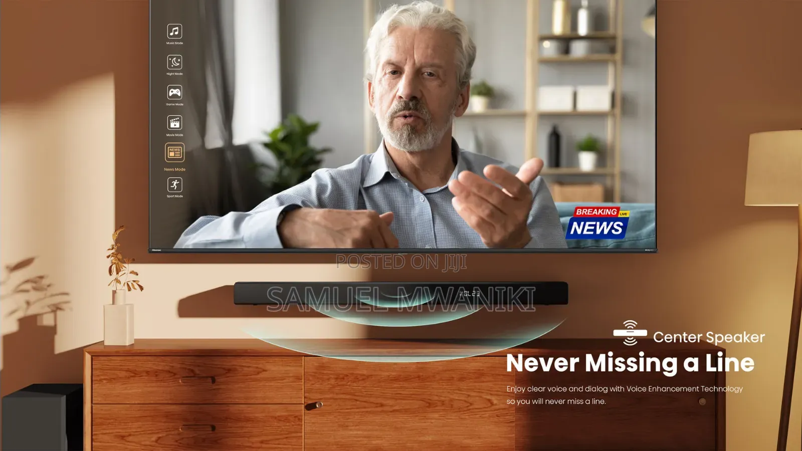 Hisense Soundbar 5.3 Channel 540W HS5100 Dolby Atmos