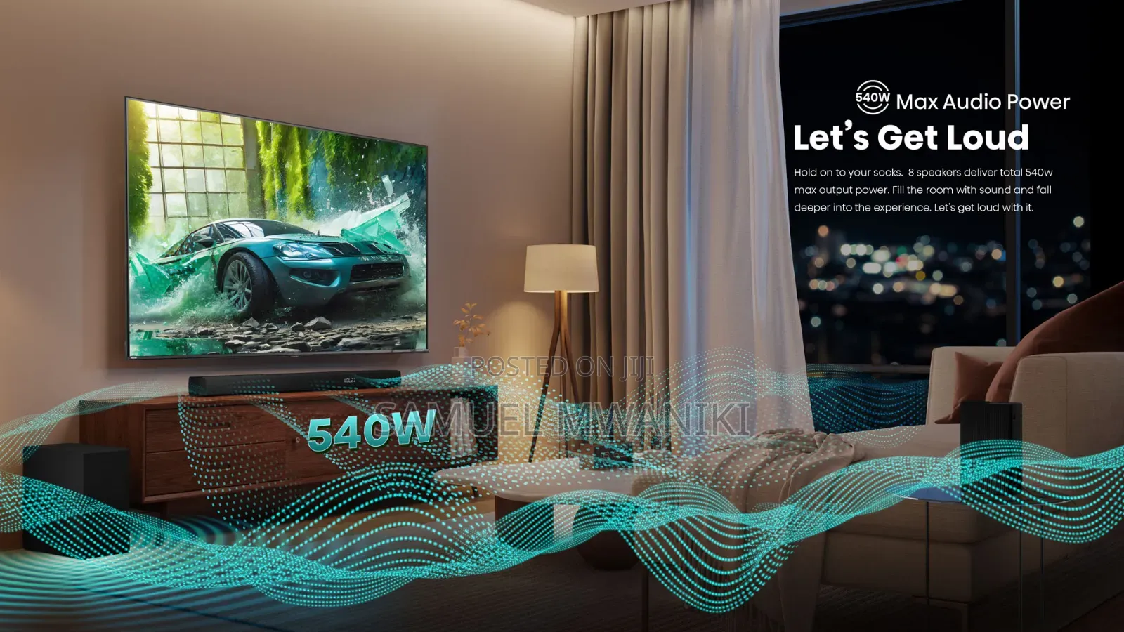 Hisense Soundbar 5.3 Channel 540W HS5100 Dolby Atmos