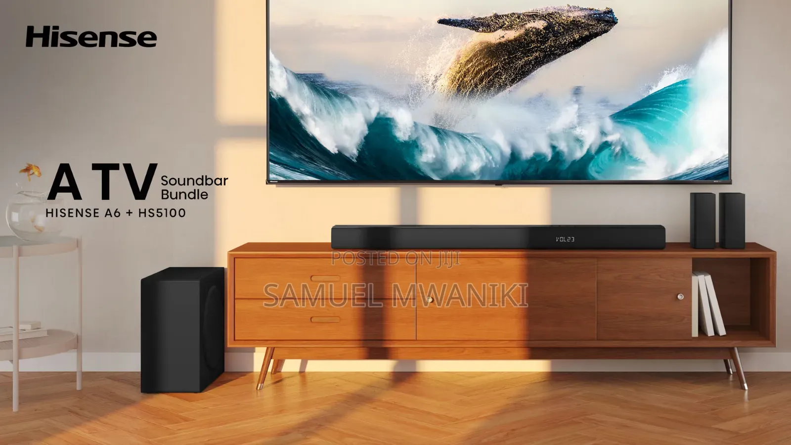 Hisense Soundbar 5.3 Channel 540W HS5100 Dolby Atmos