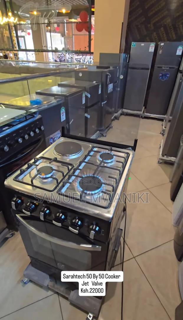 Sarahtech 3 Gas + 1 Electric Plate Standing Cooker 50 by 55 - thumbnail 3