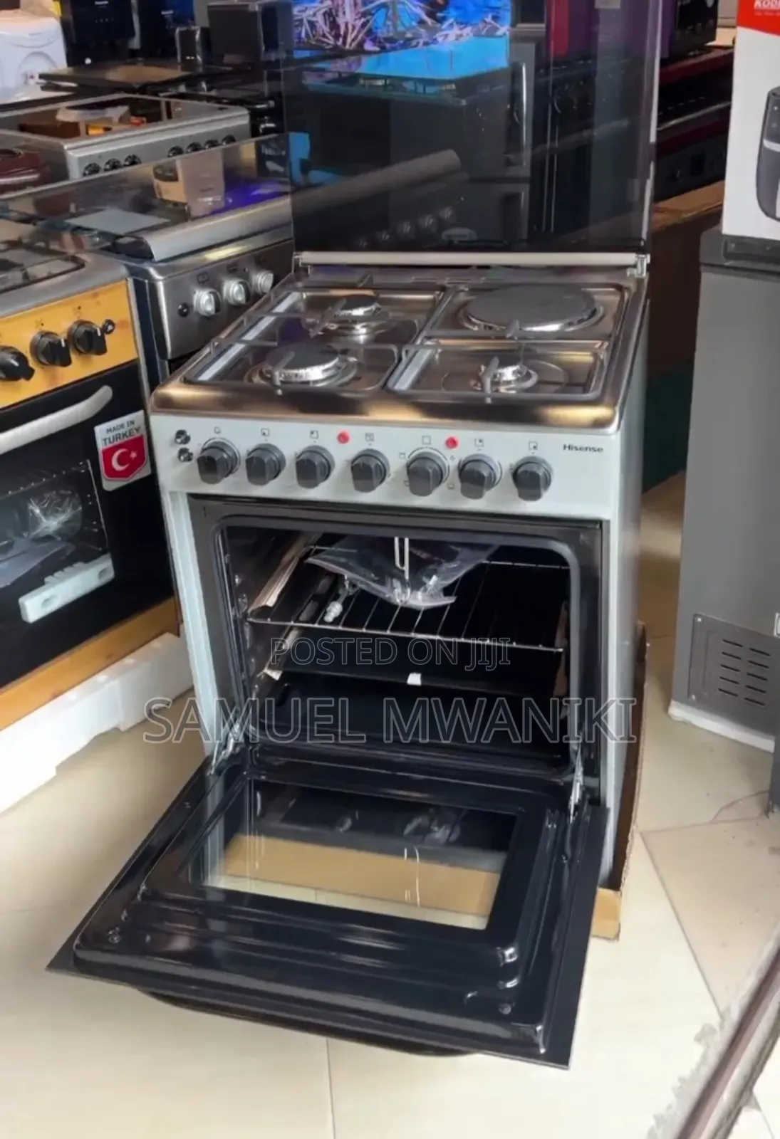 Hisense Cooker 3 + 1 60 by 60 With Electric Oven