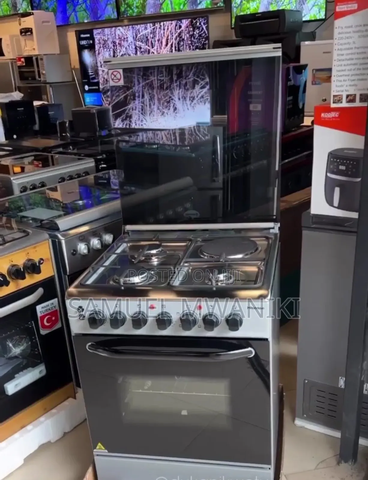 Hisense Cooker 3 + 1 60 by 60 With Electric Oven