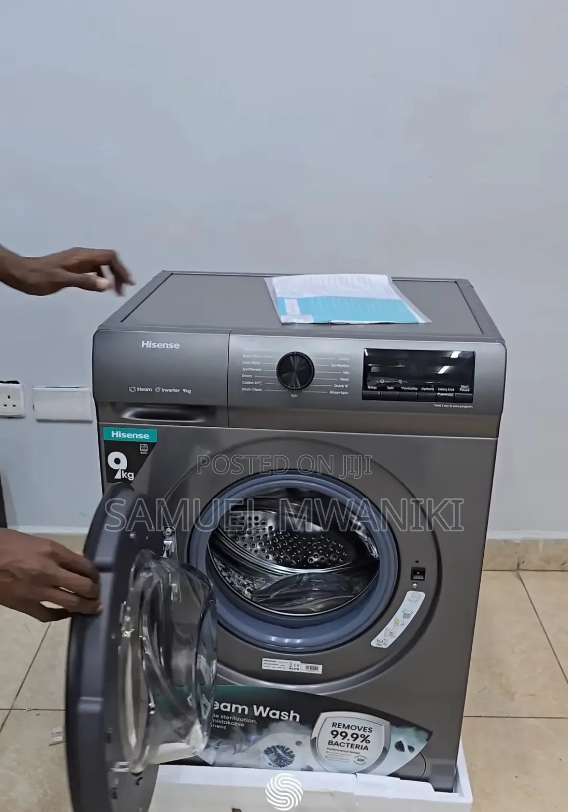 Hisense 9kg Front Load Automatic Washing Machine