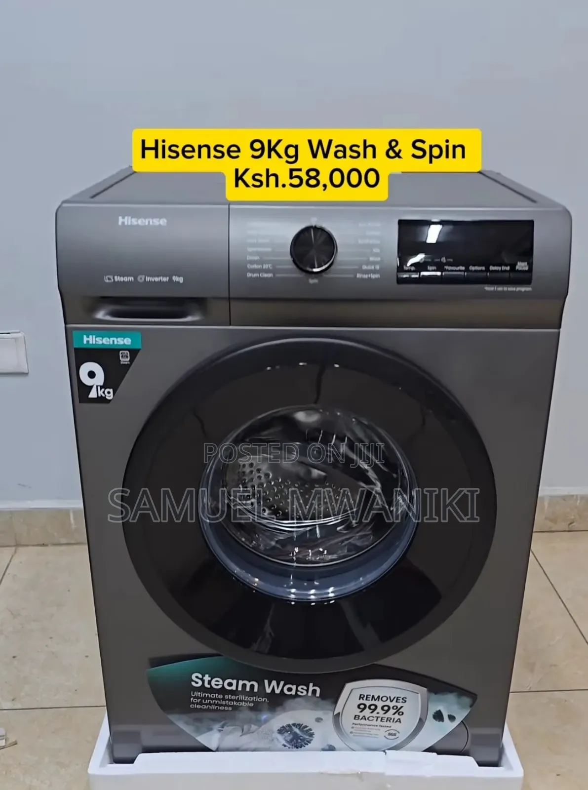 Hisense 9kg Front Load Automatic Washing Machine