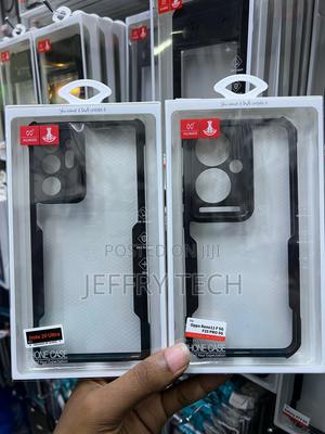 Back Case for Oppo F25 Pro 5G (Black, Transparent, Shock Pr - thumbnail 2