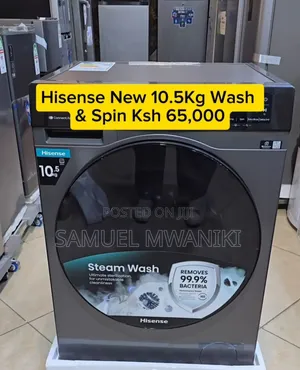 Hisense 10.5kg Automatic Washing Machine Front Load New 2024