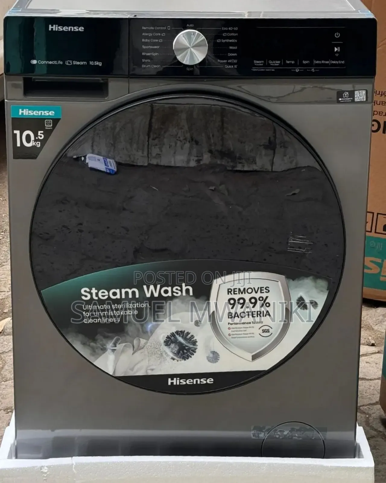 Hisense 10.5kg Automatic Washing Machine Front Load New 2024