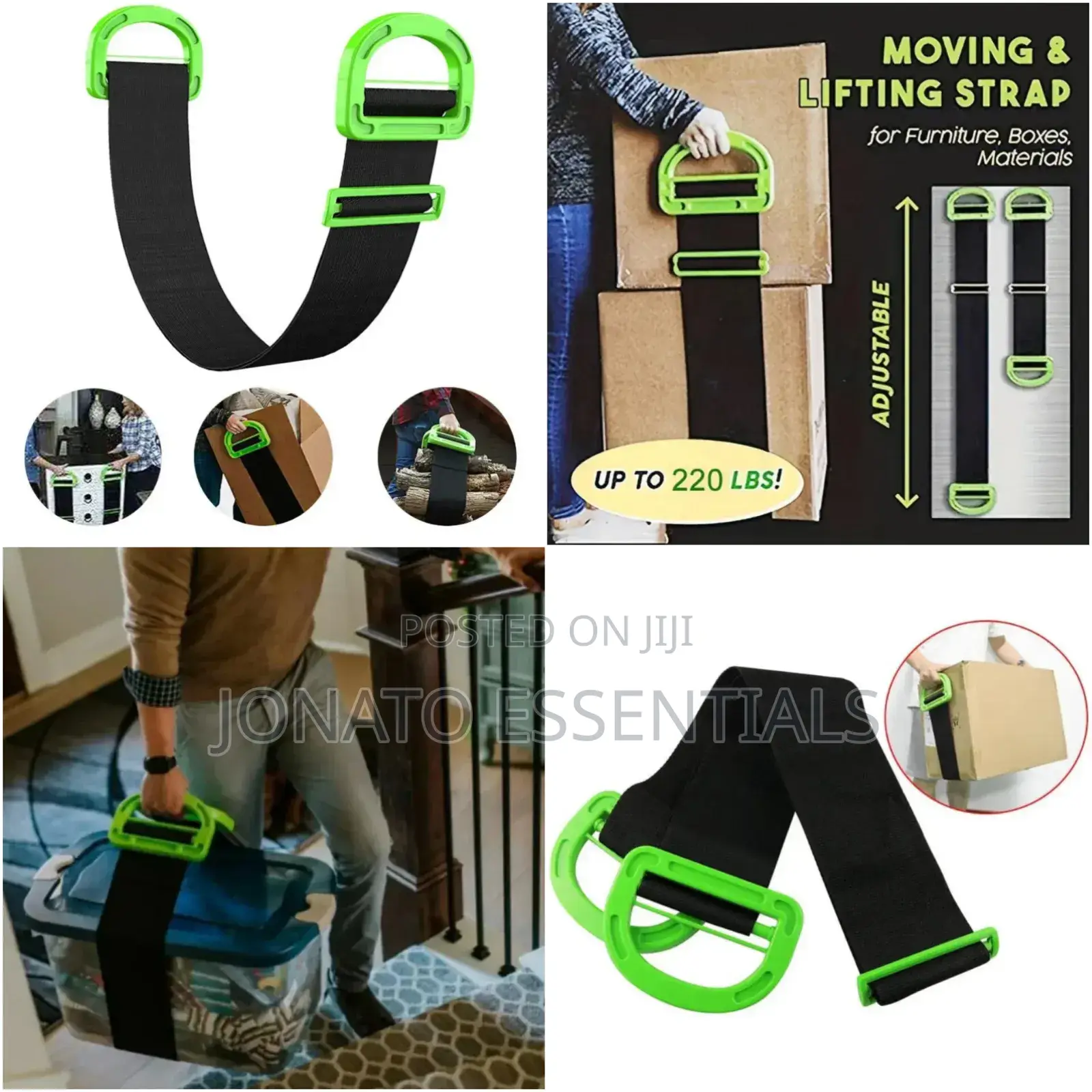 Heavy Objects Moving And Lifting Strap