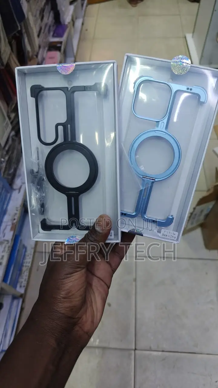 Metal Borderless Airbag Anti Drop Case Samsung S24 Ultra