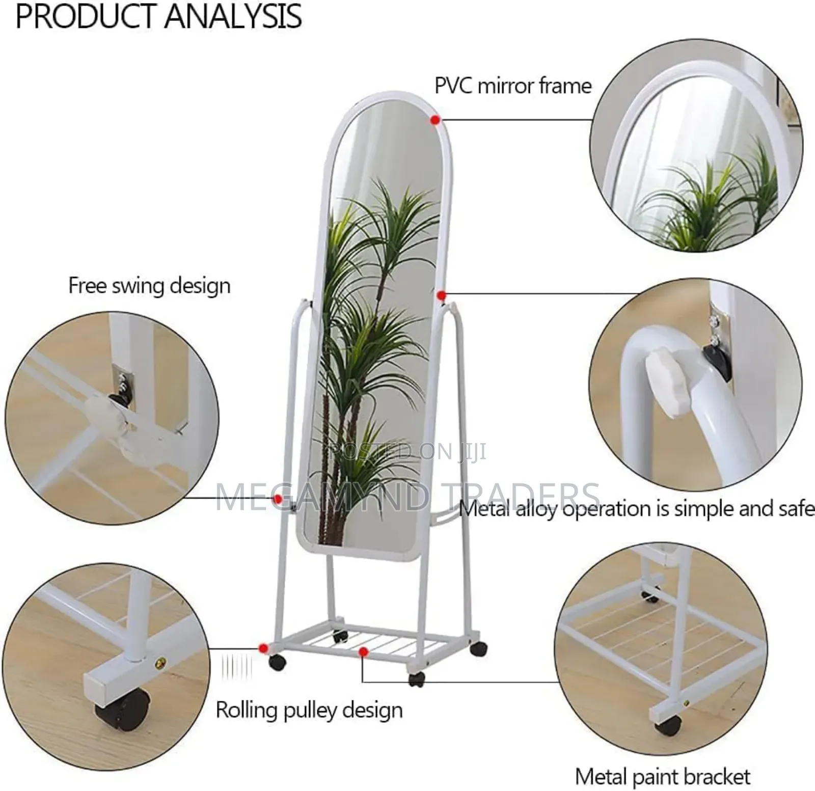 Dressing Mirror/Full Length Rotating Mirror