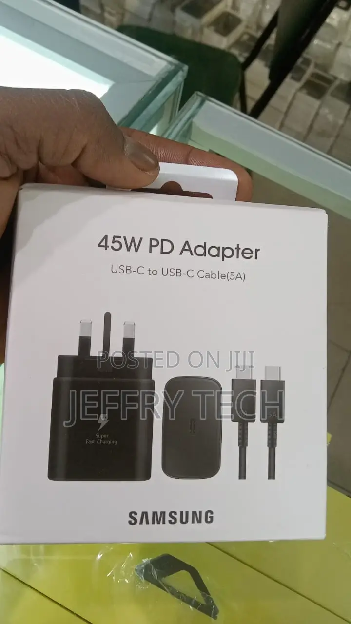 Current: 5A Samsung 45 Watt Charger