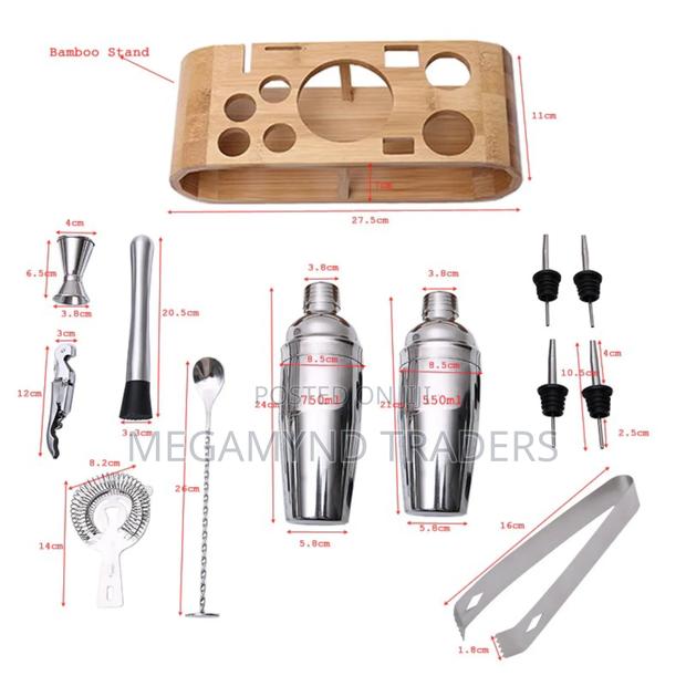 Cocktail Shaker Set/Bar Tools - thumbnail 2