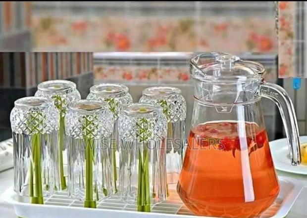 ° Set Of 6 Glasses Plus 1 Jug
