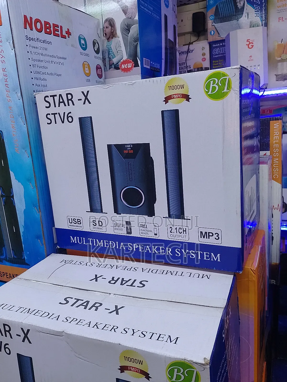 Star -X STV6 2.1CH Subwoofer Sound System