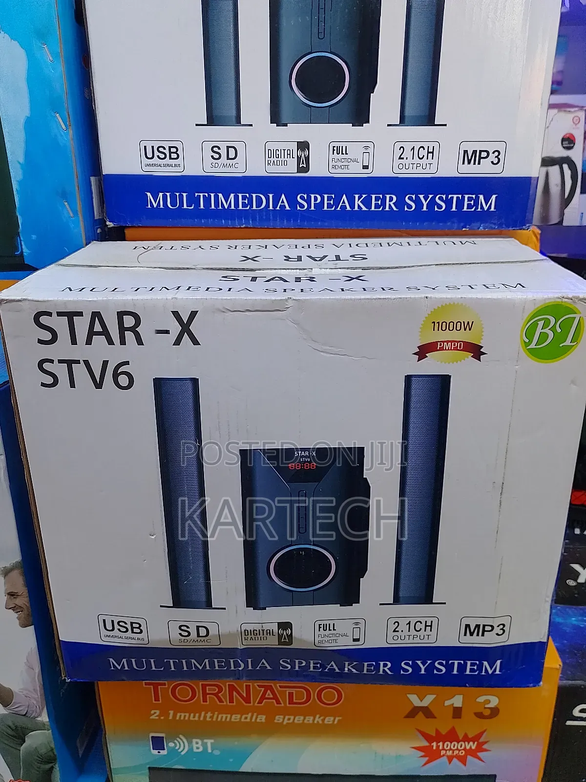 Star-X STV6 Subwoofer Multimedia Speaker System -2.1ch